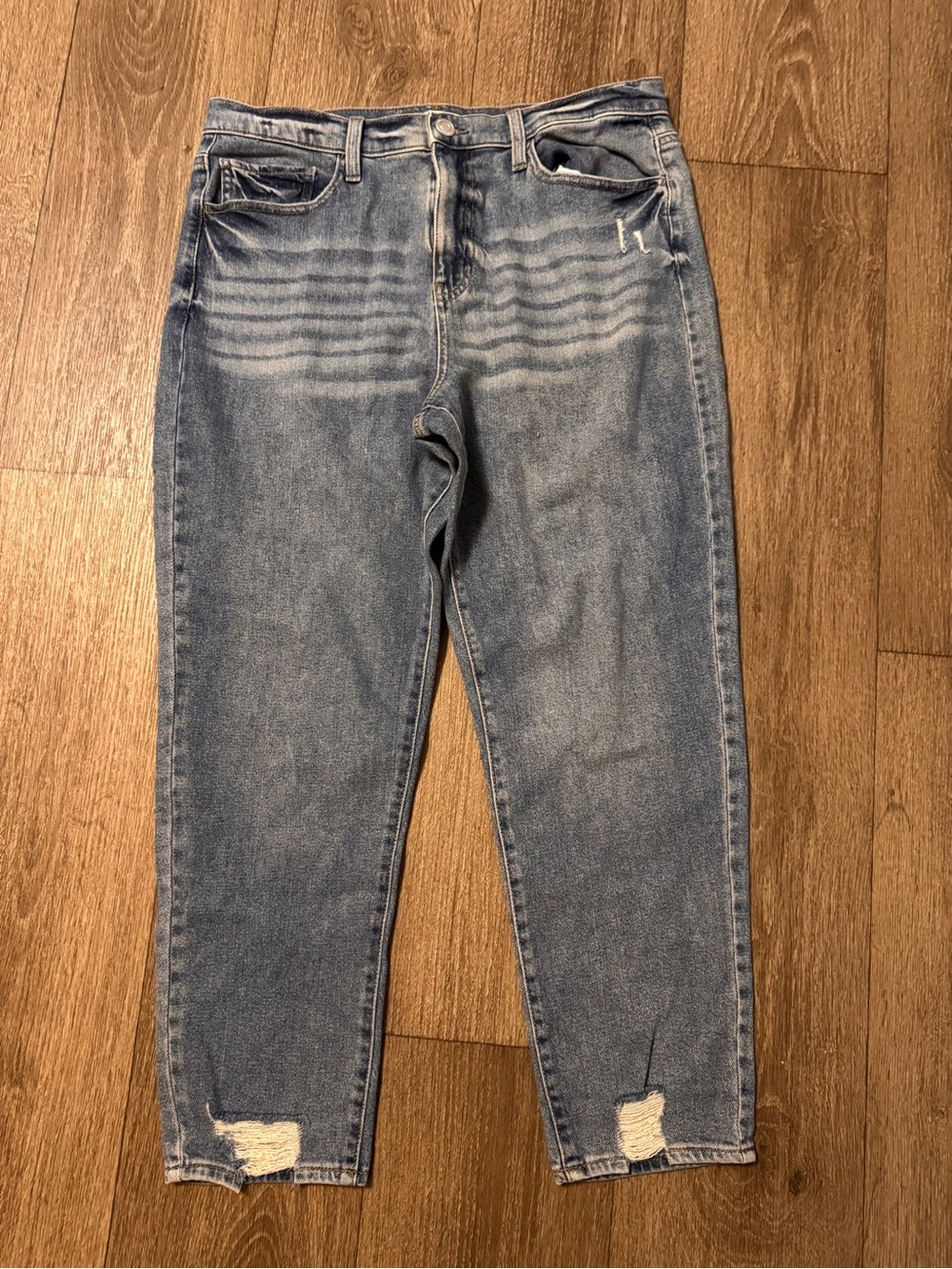 SO Blue High Rise Mom Jeans